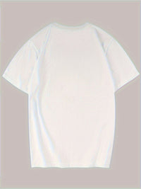 Men'S All-Season Cotton Crew Neck T-Shirt with Stylish Cross Print - Casual Short Sleeve, Regular Fit, Soft& Breathable Fabric, Perfect for Everyday and Weekend Wear