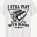 Retro Street Element Printed T-Shirt, Classic Letter Pattern Pure Cotton Short Sleeve 220G