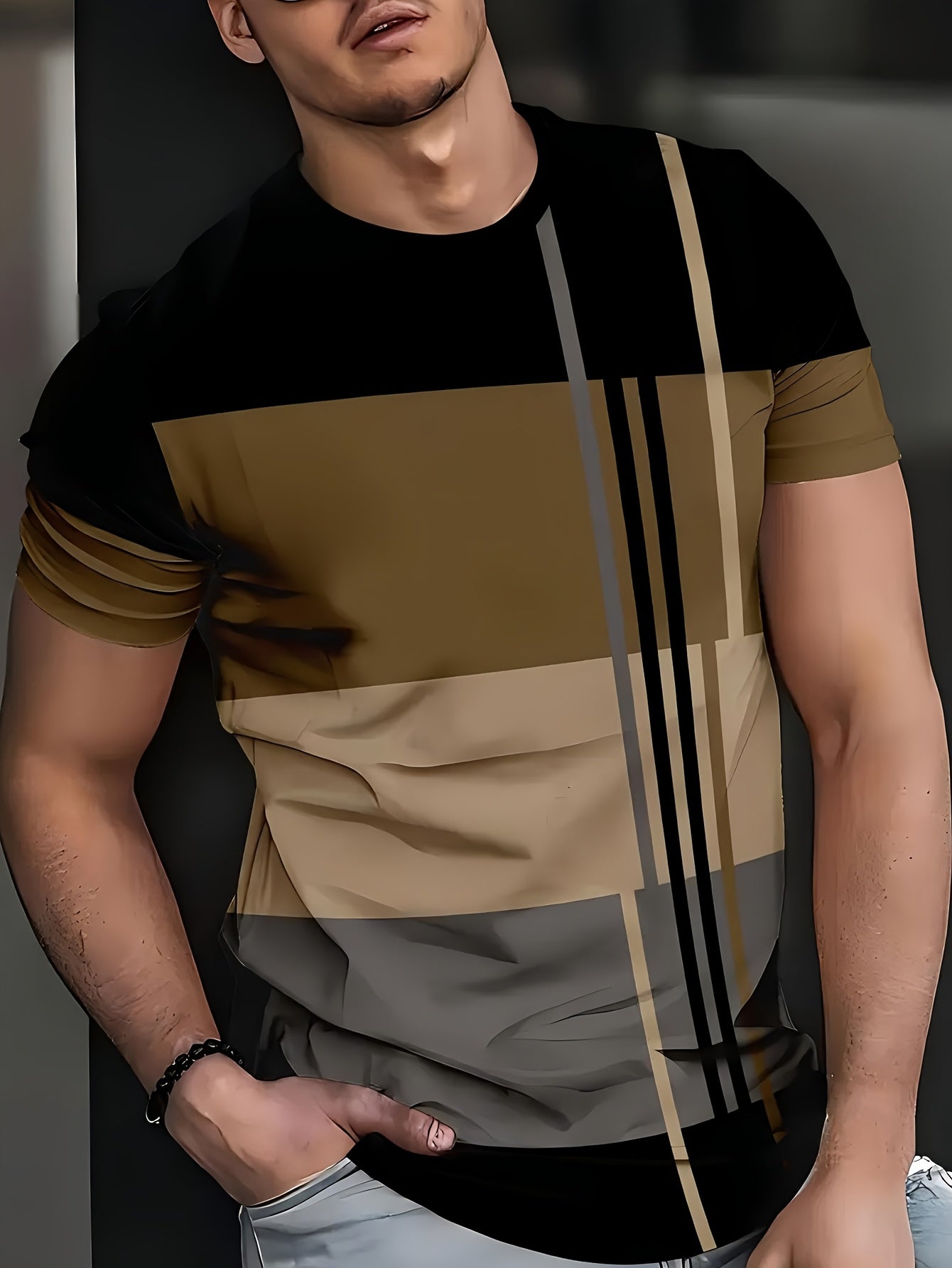 Men'S New Lightweight Sports Short-Sleeved Comfortable Quick-Drying T-Shirt Classic Fashion Top