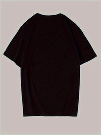 Men'S All-Season Cotton Crew Neck T-Shirt with Stylish Cross Print - Casual Short Sleeve, Regular Fit, Soft& Breathable Fabric, Perfect for Everyday and Weekend Wear