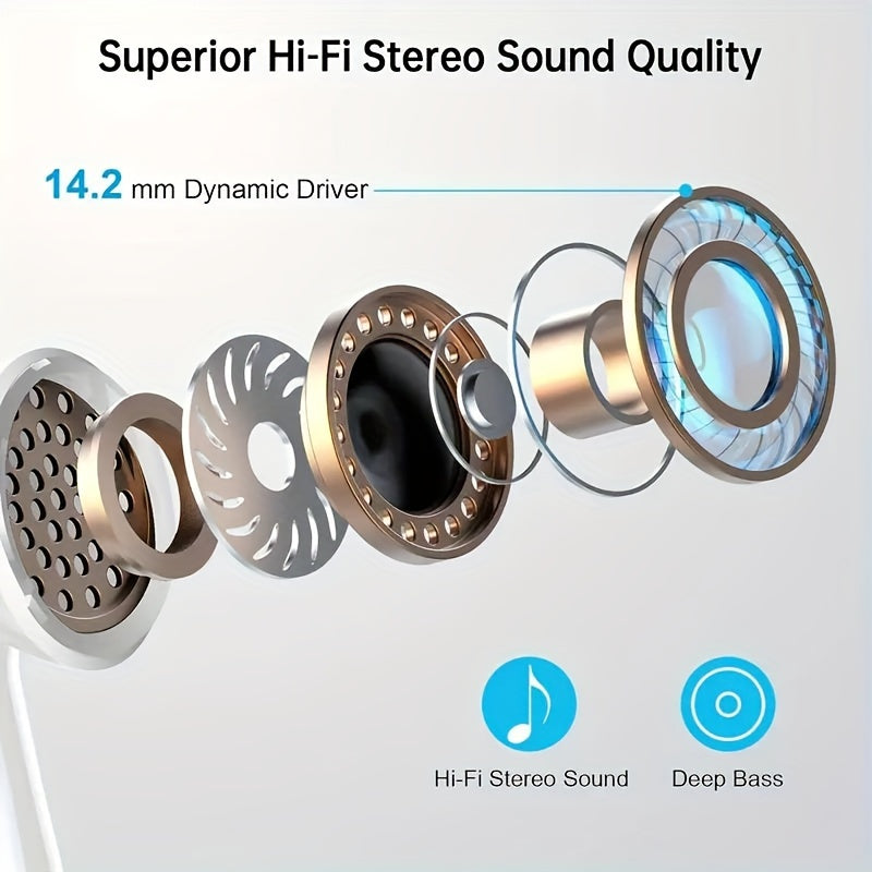 Wireless Earbuds Auto Noise Cancelling Wireless 5.3 In-Ear Headphones With HiFi Stereo Sound, Smart Touch Control, Lower Latency More Stable Connection And Faster Speed, 48Hrs Playtime, Pop-ups Auto Pairing For IPhone/Android