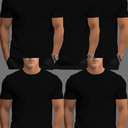 5 Piece of Blank TShirt For Men or women Unisex Casual Short Sleeve Tee 100% Heavy Cotton Crew Neck, Soft Adorable Tees Tops