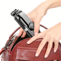 40-inch Smartphone Selfie Stick Tripod, Expandable Selfie Stick Integrated Smartphone Tripod with Wireless Remote Control, Can Rotate 360 Degrees, Suitable for iPhone 16/15/14/13/12/12 Pro/11 Pro/XS/XR/X/8/7 Plus smartphone A