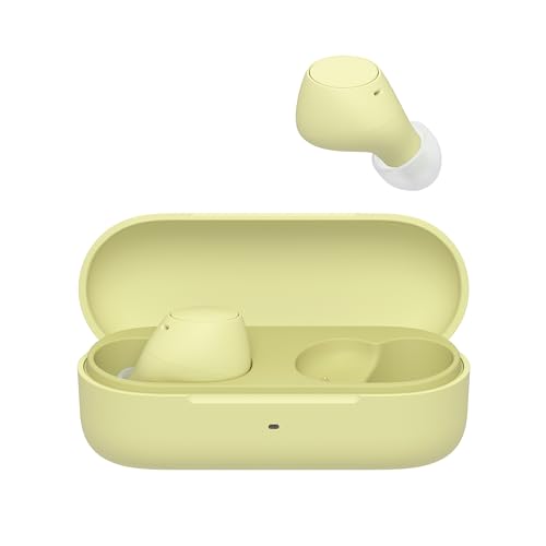 Sony WF-C510 Truly Wireless in-Ear Bluetooth Earbud Headphones with up to 22-Hour Battery, Multipoint-Connection, Mic and IPX4 Water Resistance, Yellow- New