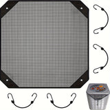 1pc of Durable Outdoor Air Conditioning Cover Waterproof Fabric, Windproof Design, Dust-Proof And Cold Air Proof, PVC Mesh for Ventilation