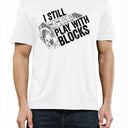 Retro Street Element Printed T-Shirt, Classic Letter Pattern Pure Cotton Short Sleeve 220G