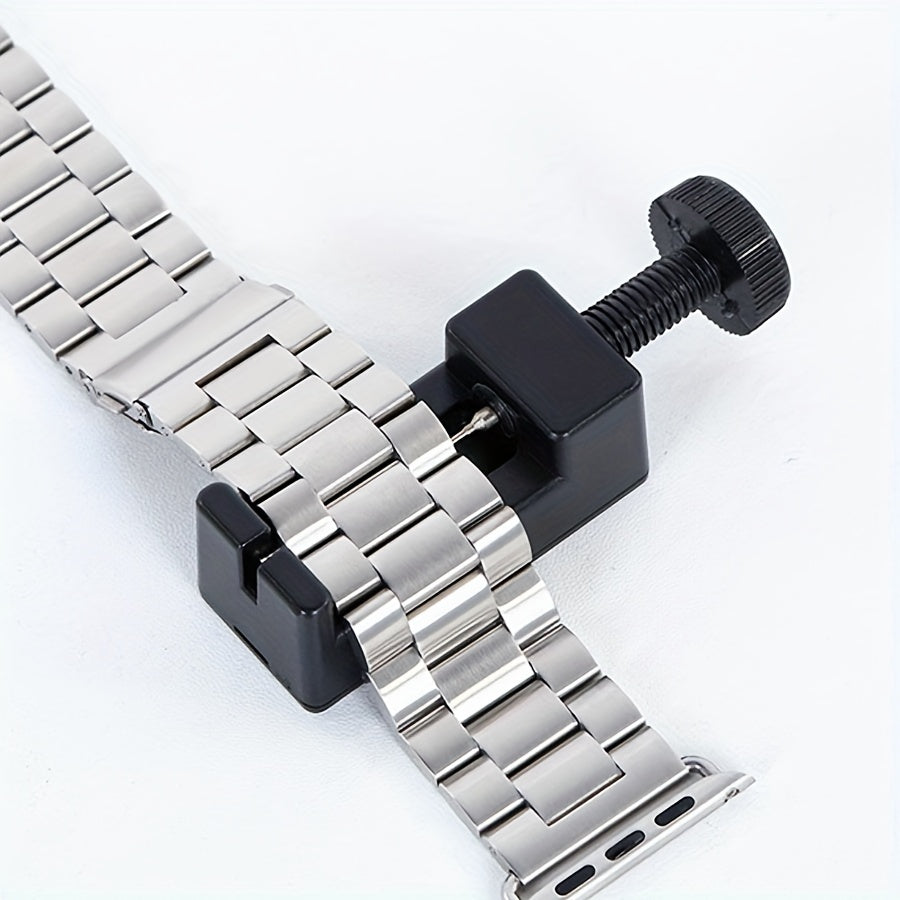 Stainless Steel Metal Strap for Apple Watch Series 10 9 8 7 6 5 4 3 2 1 SE Ultra 38/ 40/ 41/ 42/ 45/ 49 Mm And 42/ 46 Mm with TPU Case And Chain Adjustment Tool Set