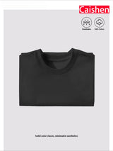 Four-piece 100% Cotton Men'S T-shirt Unisex Summer Simple Loose Crewneck Casual Sports Valentine'S Day Christmas Couples Holiday Gift