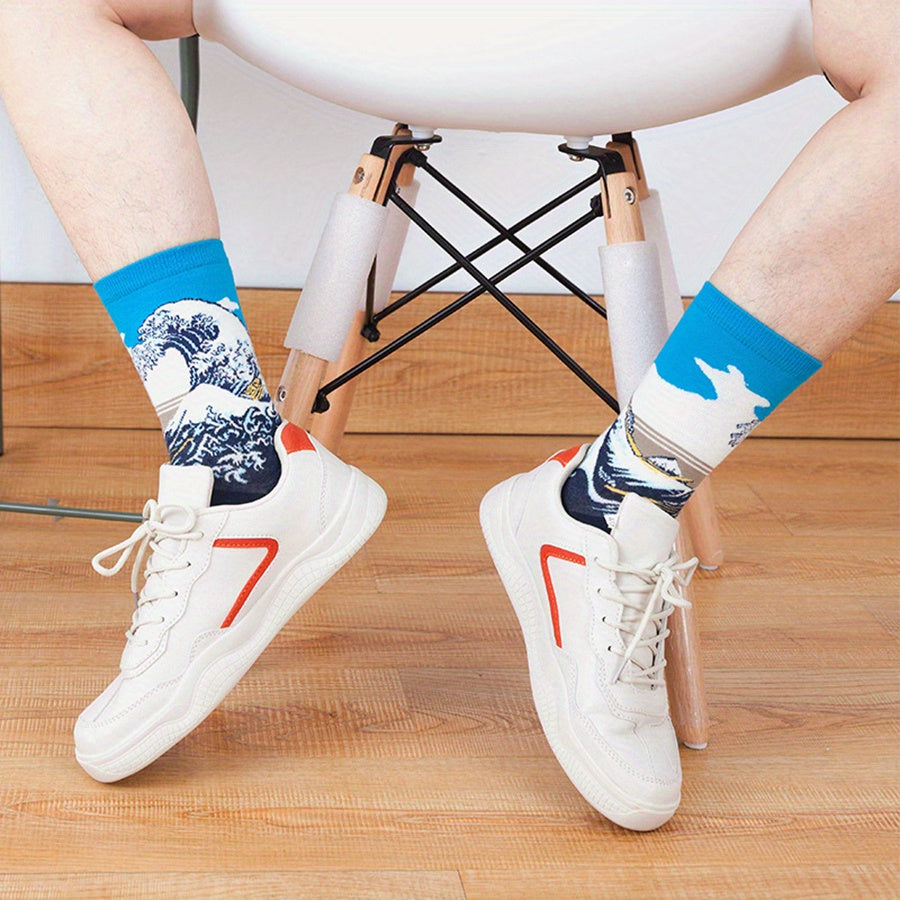 10/ 20Pairs Men Women Sport Socks Street Style Novelty Hip Hop Designer Happy Socks Funny for Basketball Skateboard Passions