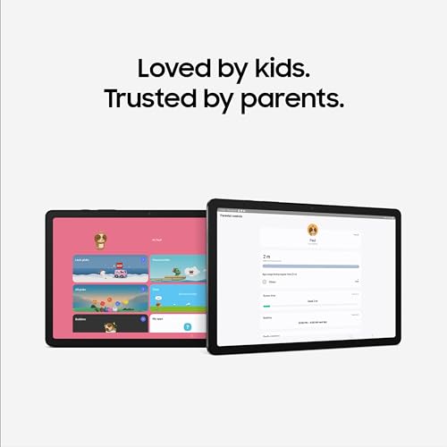 Samsung Galaxy Tab A9+ Plus 11” 64GB Android Tablet, Big Screen, Quad Speakers, Upgraded Chipset, Multi Window Display, Slim, Light, Durable, Kids Friendly Design, US Version, 2024, Silver