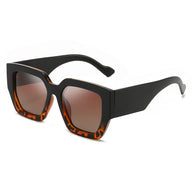 Oversized Square Polarized Sunglasses for Women Trendy Retro Large Multicolor Sunglasses UV400 Protection