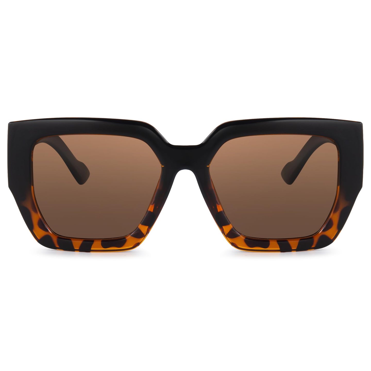 Oversized Square Polarized Sunglasses for Women Trendy Retro Large Multicolor Sunglasses UV400 Protection