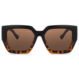 Oversized Square Polarized Sunglasses for Women Trendy Retro Large Multicolor Sunglasses UV400 Protection