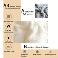 A Piece Of High-quality Thickened Velvet Blanket | Soft 100% Superfine Fiber Filling, Light Beige Soft Polyester Fabric, Suitable For Bedrooms And Hotel Rooms, Winter Warmth Blanket, Fluffy Quilt, Soft And Thick Blanket, Vint