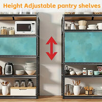 500/2000 Lb Heavy Duty Metal Garage Shelving Unit - Adjustable 3/5 Tier Utility