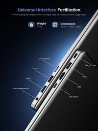 KAIGERR 16.0-inch Laptop, 16GB DDR4 512GB SSD, Newest Windows 11 Laptop with