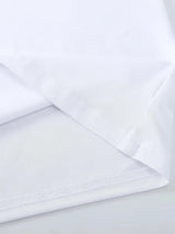 MCKENATEN MK Men's Quick-Dry V-Neck T-Shirt - High Elasticity Slim Fit Short