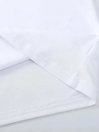 MCKENATEN MK Men's Quick-Dry V-Neck T-Shirt - High Elasticity Slim Fit Short