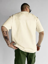 Four-piece 100% Cotton Men'S T-shirt Unisex Summer Simple Loose Crewneck Casual