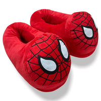 Cotton Slippers Spider Man Cartoon Couple Bag And Warm Shoes Men'S And Women'S