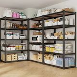 [Heavy Duty Shelving] Heavy Duty 5 Tier 2000LBS Metal Shelving Units |