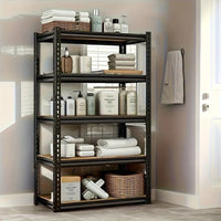 500/2000 Lb Heavy Duty Metal Garage Shelving Unit - Adjustable 3/5 Tier Utility