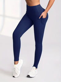 6pcs Women's High-Waisted Leggings - Non-See-Through Pants with Side Pockets,
