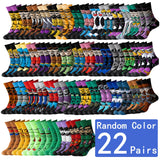 22 Pairs Of Cartoon Knitted Socks Are Novel, Fun, And Casual For Both Men And