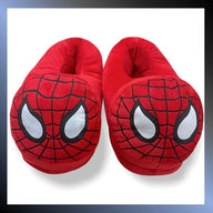 Cotton Slippers Spider Man Cartoon Couple Bag And Warm Shoes Men'S And Women'S