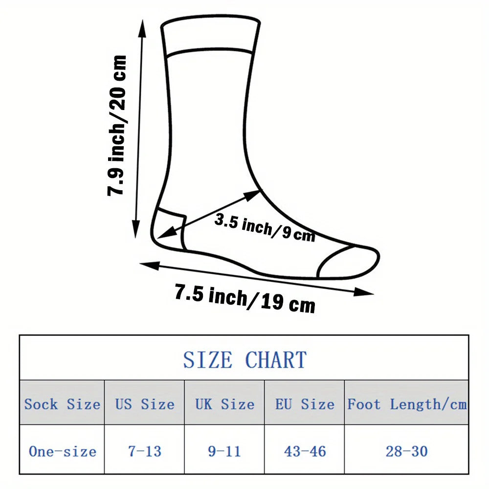 [Fun Cartoon Socks] Nujoyco 12 Pairs Fun and Colorful Cartoon Socks | Machine