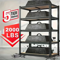 [Heavy Duty Shelving] Heavy Duty 5 Tier 2000LBS Metal Shelving Units |