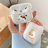 For AirPods 4 2024 Cartoon Funny Cat Cartoon Earphone Cover for Apple Airpod