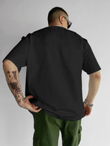 Four-piece 100% Cotton Men'S T-shirt Unisex Summer Simple Loose Crewneck Casual