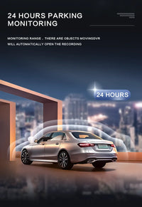 1080P Triple-Camera Dash Cam with IR Night Vision, Loop Recording & 2'' IPS