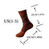 22 Pairs Of Cartoon Knitted Socks Are Novel, Fun, And Casual For Both Men And