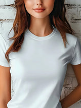 5 Piece of Blank TShirt For Men or women Unisex Casual Short Sleeve Tee 100%