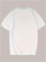 Men'S All-Season Cotton Crew Neck T-Shirt with Stylish Cross Print - Casual