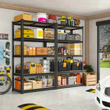 [Heavy Duty Shelving] Heavy Duty 5 Tier 2000LBS Metal Shelving Units |