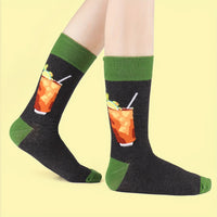 [Fun Cartoon Socks] Nujoyco 12 Pairs Fun and Colorful Cartoon Socks | Machine