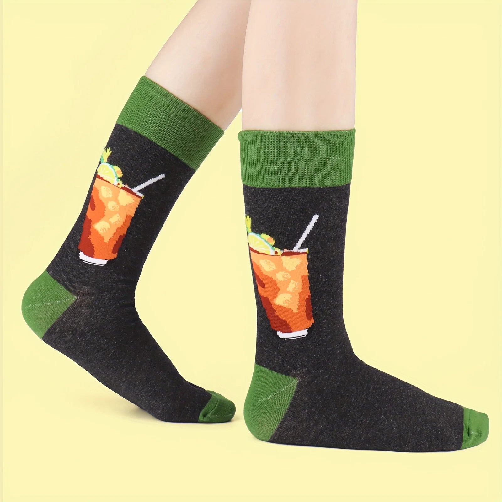 [Fun Cartoon Socks] Nujoyco 12 Pairs Fun and Colorful Cartoon Socks | Machine