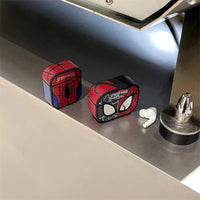 For Airpods 4 Case 2024,Disney Spiderman PU Leather TPU Protective Earphone