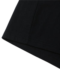 Men'S All-Season Cotton Crew Neck T-Shirt with Stylish Cross Print - Casual