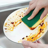 120pcs Heavy-Duty Non-Stick Kitchen Sponges - Oil-Resistant, Scratch-Resistant,