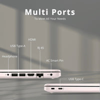 HP Stream 14" HD Lightweight Laptop, Intel Celeron N4120, 16GB RAM, 224GB