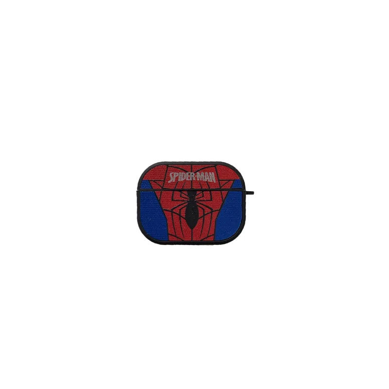 For Airpods 4 Case 2024,Disney Spiderman PU Leather TPU Protective Earphone