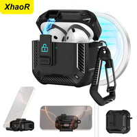 Magnetic Automatic Switch Earphone Cover For Airpods Pro 2 4 ANC Case Full Body