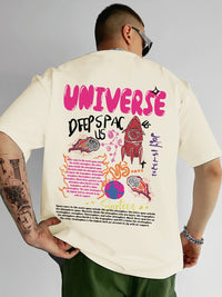 Four-piece 100% Cotton Men'S T-shirt Unisex Summer Simple Loose Crewneck Casual