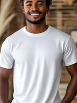 5 Piece of Blank TShirt For Men or women Unisex Casual Short Sleeve Tee 100%