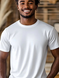 5 Piece of Blank TShirt For Men or women Unisex Casual Short Sleeve Tee 100%