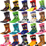 10 Pairs Unisex Cartoon Socks - Mickey & Donald Duck Breathable Elastic Socks